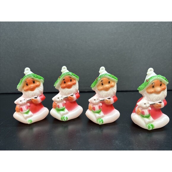 Set of 4  Elf Light Cover Ornaments Hong Kong - Picture 1 of 3
